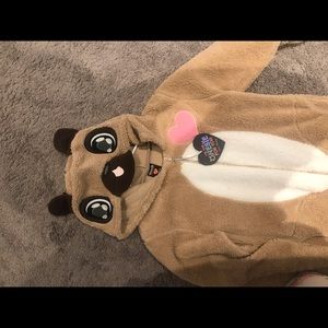 Pug dog onesie